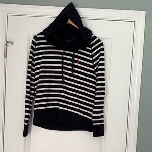 Striped Navy and White Polo by Ralph Lauren hoodie